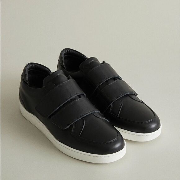 🇨🇦NWT Want Les Essentiels Lydd Velcro Strap Leather sneaker 40 - Picture 1 of 14